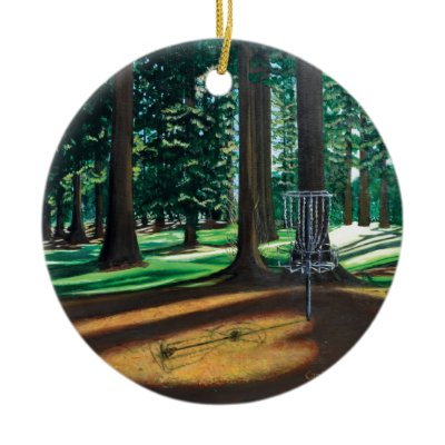 DISC GOLF CHRISTMAS ORNAMENTS