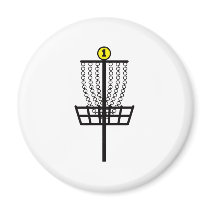 Disc Golf Hole magnets by freespiritdesigns Disc Golf Hole magnets