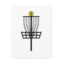 Disc Golf Hole postcards by freespiritdesigns Disc Golf Hole postcards