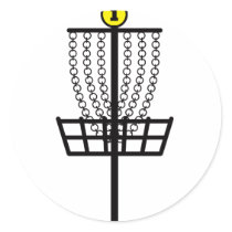 Disc Golf Hole stickers by freespiritdesigns Disc Golf Hole stickers