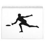 Disc golf player calendar