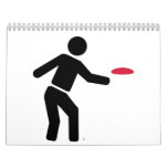 Disc golf player calendar
