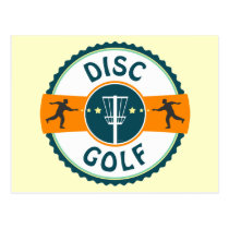 Disc Golf postcards