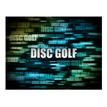 Disc Golf postcards