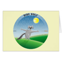 Disc Golf Raccoon cards
