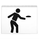 Disc golf sports wall calendars