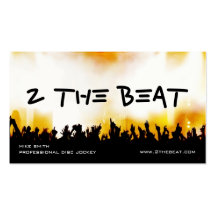 Disc Jockey Business Card