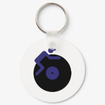 disc jockey dj music clubbing keychains
