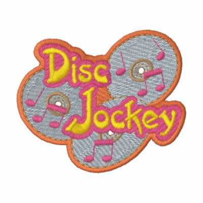 Disc Jockey Embroidered Shirt by ZazzleEmbroidery