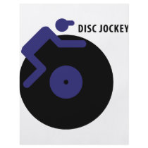 disc jockey icon flyers