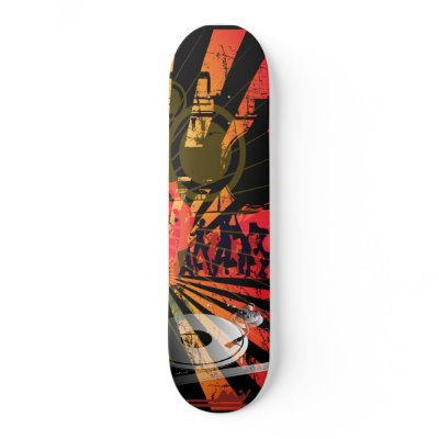 Disc Jockey Skate Deck Skateboard by Dapixara