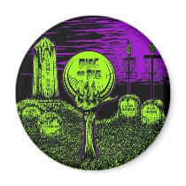 Disc Or Die - Disc Golf Design Fridge Magnet