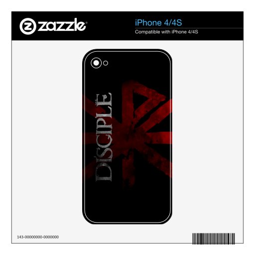 Disciple O God Save Us All iPhone 4 Skin from Zazzle.com