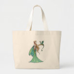 Discipline Green Fairy Dragon by Molly Harrison Bags