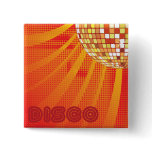 Disco ~ 1980s 80s Disco Ball buttons