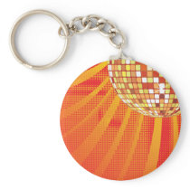 Disco ~ 1980s 80s Disco Ball Keychains