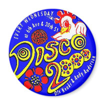Disco 2000 Magnet by djuridalal Disco 2000 Magnet