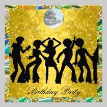 Disco 70's Birthday Party Invitation Retro invitations