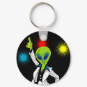 Disco Alien keychains