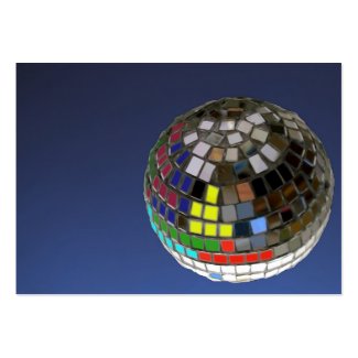 disco ball business cards