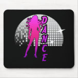 Disco Ball Dancer. Mouse Pads