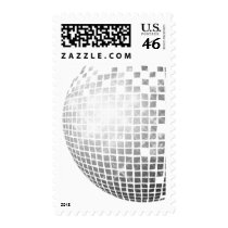 Disco Ball Fun Retro Postage postage