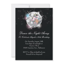 Disco Ball Invitations
