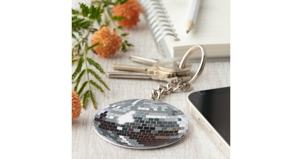 Disco Ball Keychain Zazzle 2293