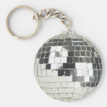 disco ball photo keychains