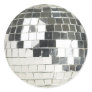 disco ball photo round stickers