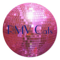 disco ball pink, RMV Cats stickers