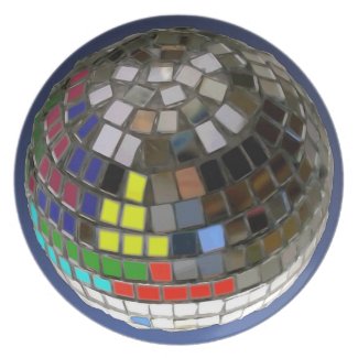 disco ball plate