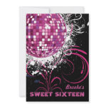 Disco Ball - Sweet 16 invitation