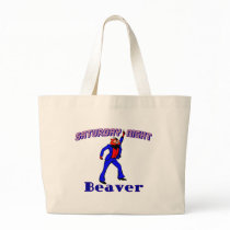 Disco Beaver Tote Bags