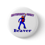 Disco Beaver buttons