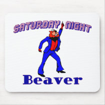 Disco Beaver Mouse Pads