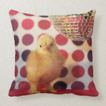 Disco Chick Throw Pillows