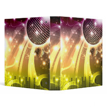 disco cityscape vinyl binders