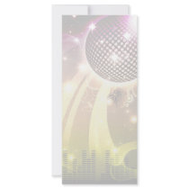 disco cityscape light full color rack card