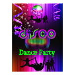 Disco Dance Party Event Crowd Rave Custom Invitation