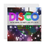 Disco Dance Party Invitations