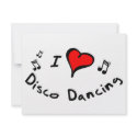 Disco Dancing I Heart-Love invitations by danceteeshirts Disco Dancing I Heart-Love invitations