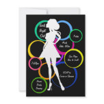 Disco Diva Girls Night Out Personalized Invitations