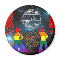 Disco Fever Refrigerator Magnets