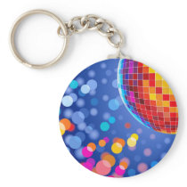 disco globe key chain