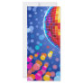 disco globe customized rack card