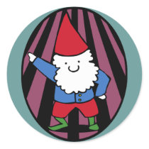 Disco Gnome Night Fever Sticker
