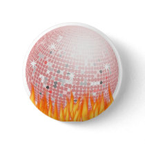 Disco Inferno Button by cheesecubes Disco Inferno Button