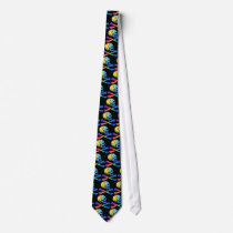 Disco Jolly Roger Tie by lelandashtray Disco Jolly Roger Tie