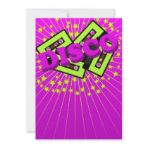 Disco Party Announcements